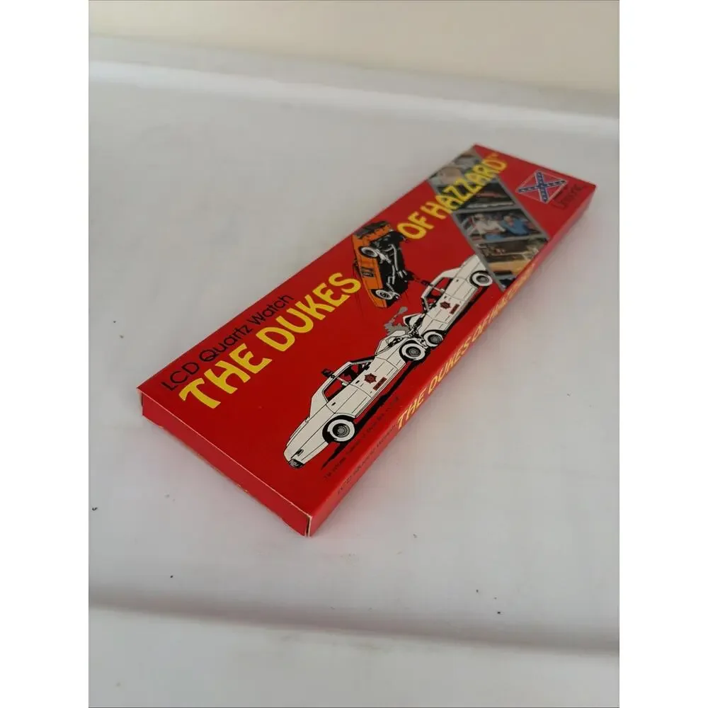 1981 UNISONIC THE DUKES OF HAZZARD LCD QUARTZ WATCH - NEW In BOX